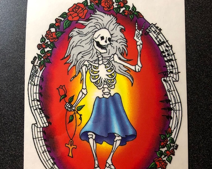 Rosebud INSIDE Vintage Grateful Dead stickers grateful dead store, grateful dead stickers, grateful stickers