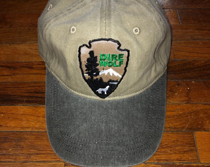 Dire wolf Grateful Dead Inspired baseball hat