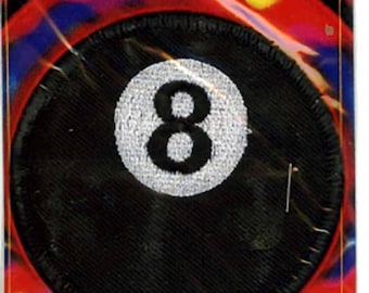eight ball Iron on Psychedelic Dead patch PatchMafia.com