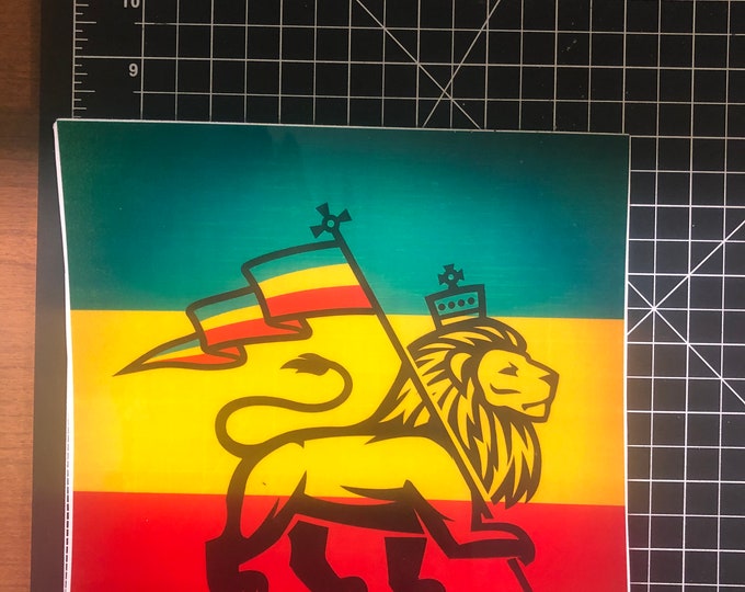 Iron like lion in zion Vintage Grateful Dead Window stickers