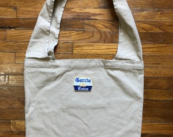 econscious Cotton Canvas Farmer's Market Sling Bag Several Patch Options