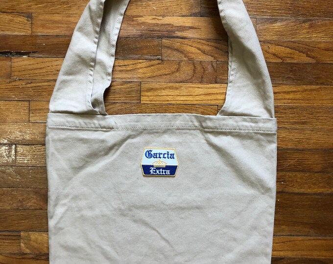 econscious Cotton Canvas Farmer's Market Sling Bag Several Patch Options