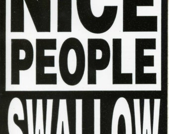 NICE PEOPLE SWALLOW Authentic Grateful Dead lot bumper stickers. From the 80s grateful dead store, grateful dead Stickers, grateful merch