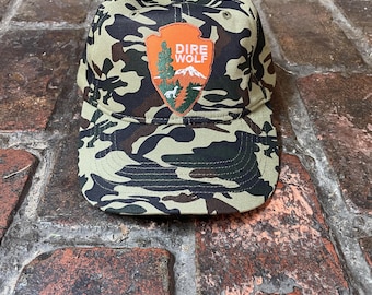 Dire wolf Grateful Dead Inspired baseball hat