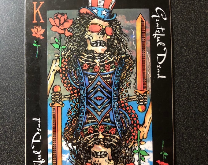 Grateful Dead Dubois King oh Hearts Vintage Stickers Limited Edition Vintage Stickers Grateful Dead officially licensed