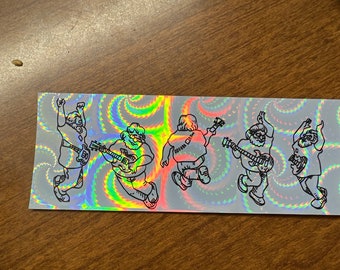 Dancing Jerry Holigraphic Sticker 2"x4"