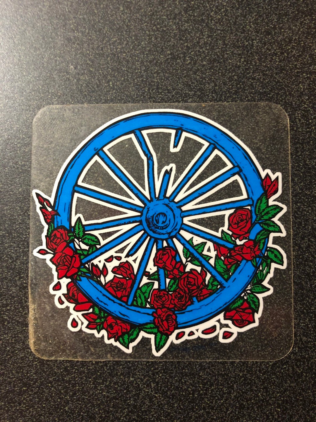 THE WHEEL Vintage Grateful Dead Stickers Grateful Dead Store Etsy