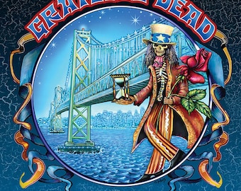 Grateful Dead Bay Bridge Poster