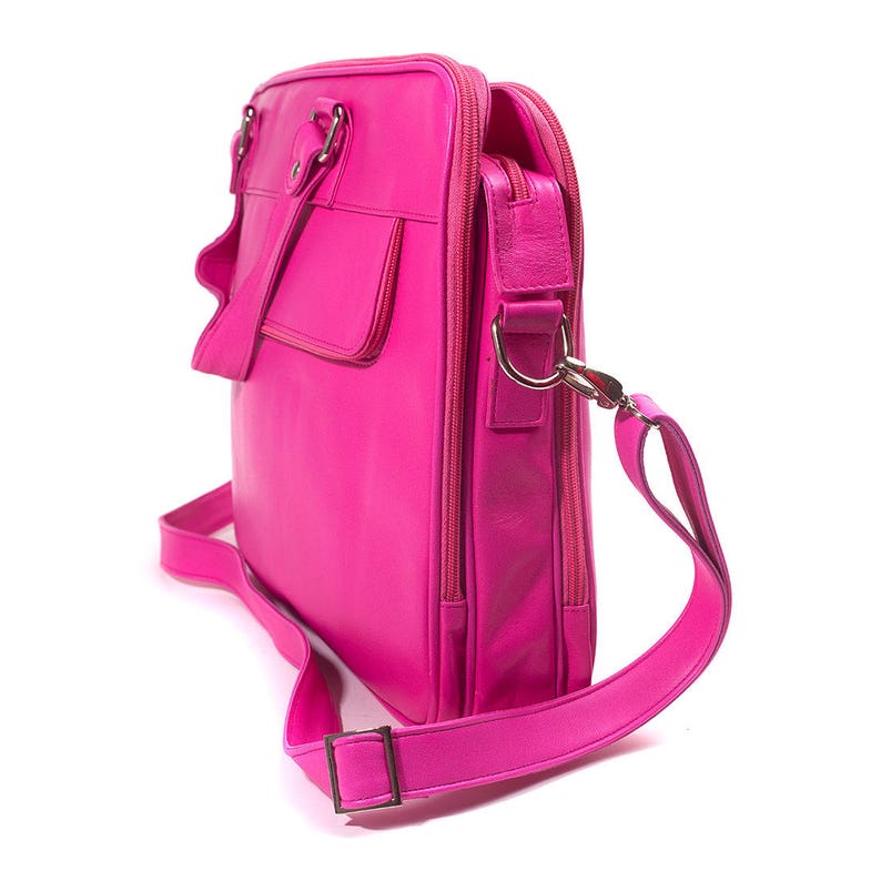 Jeffery Buffalo Leather Laptop Bag