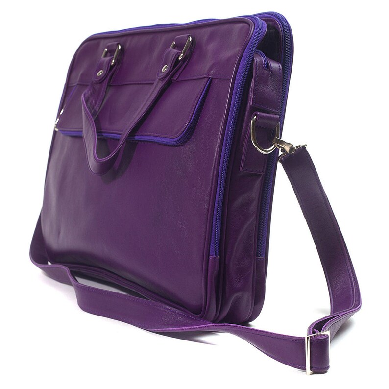 Jeffery Buffalo Leather Laptop Bag
