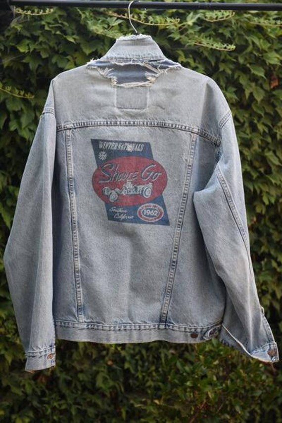 custom printed denim