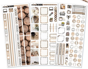 Farmhouse | Hobonichi Weeks - STANDARD KIT ONLY | Printable Weekly Sticker Kit