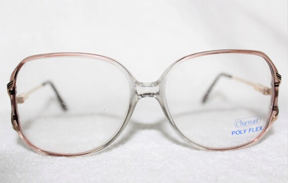 Vintage Womens Charmant Eyeglass Frame, Polyflex … - image 4