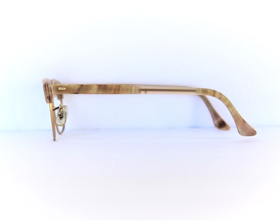 Vintage Shuron Browline Eyeglass Frames: 1950s Bl… - image 4