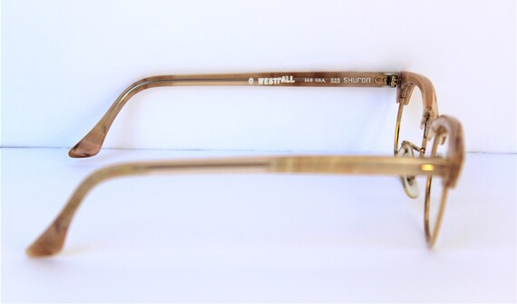 Vintage Shuron Browline Eyeglass Frames: 1950s Bl… - image 7