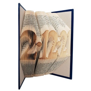 First Anniversary Gift Custom Book Fold Paper Anniversary Gift For Him Her Boyfriend Girlfriend image 3