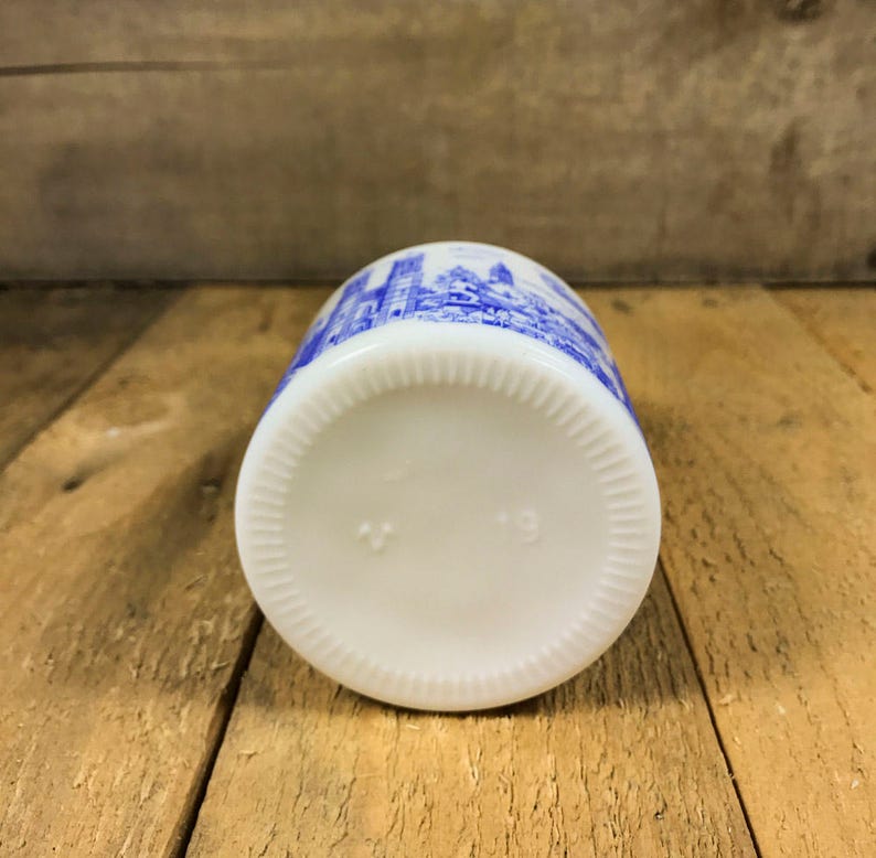 Vintage GERMAN Milk Glass Mustard Jar Munchen Senf Senape Etsy