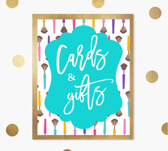 Cards And Gifts Sign Pajama Party Slumber Party Party Etsy