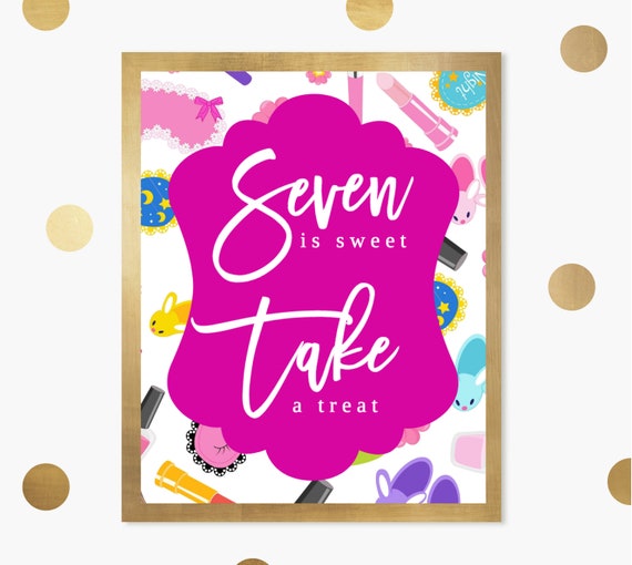 Sweet Treats Sign Pajama Party Slumber Party Party Etsy