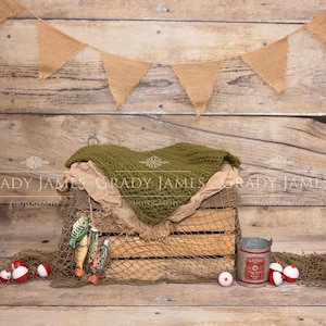 Newborn Digital Fishing Fisherman Background Newborn Digital Fishing Fisherman Backdrop
