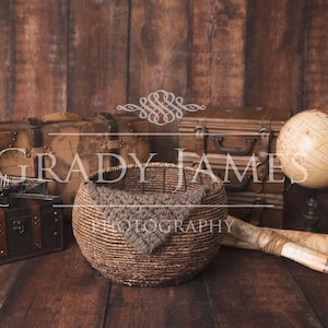 Newborn Digital Travel Airplane Rustic Background Newborn Digital Explorer Backdrop