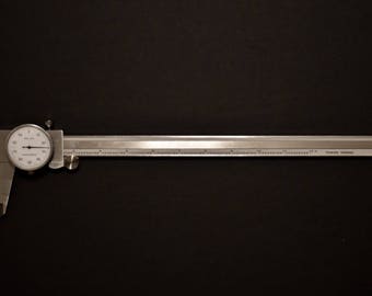 Stainless Steel Dial Caliper 12", Dasqua Dial Caliper, Dial Caliper, Caliper