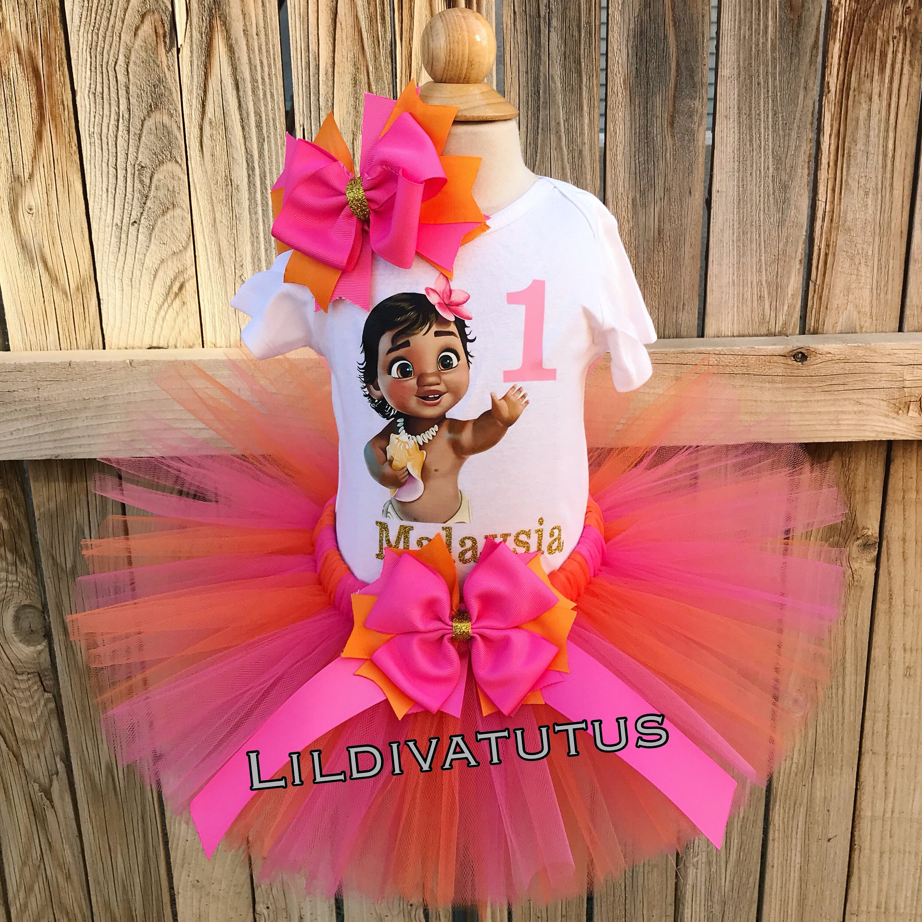 moana tutu set