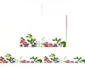 Letter writing set, stationery set, writing paper, letter stationery set, floral writing paper