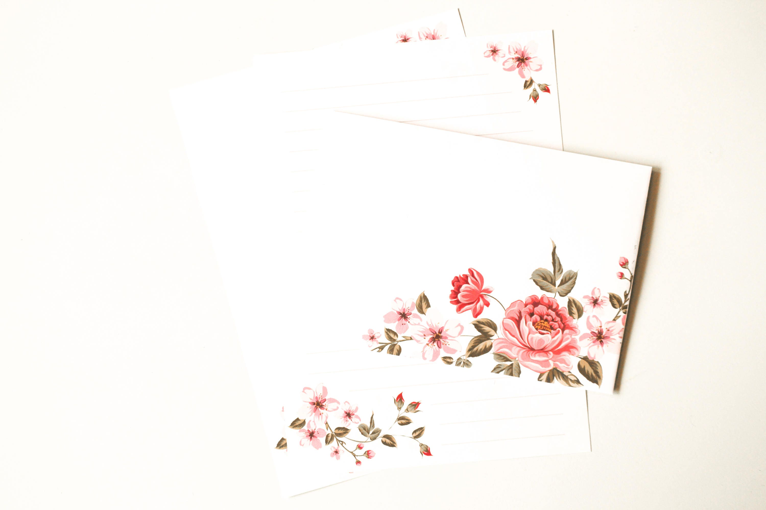 Letter writing set stationery set writing paper letter Etsy