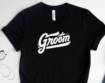 Groom Short-Sleeve Tee - Groom Gift tshirt - Stag Party Shirt - GROOM TO BE Shirt - Gift for Groom - Matching Wedding Party Shirt