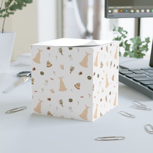 Hochzeitssymbole Notizwürfel - Verlobungsgeschenk - Brautjungfern Geschenkbox - Hochzeitsplanung - Hochzeitsverkäufer - Bürodeko