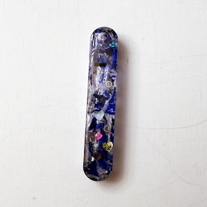 Broken Wedding Glass Mezuzah