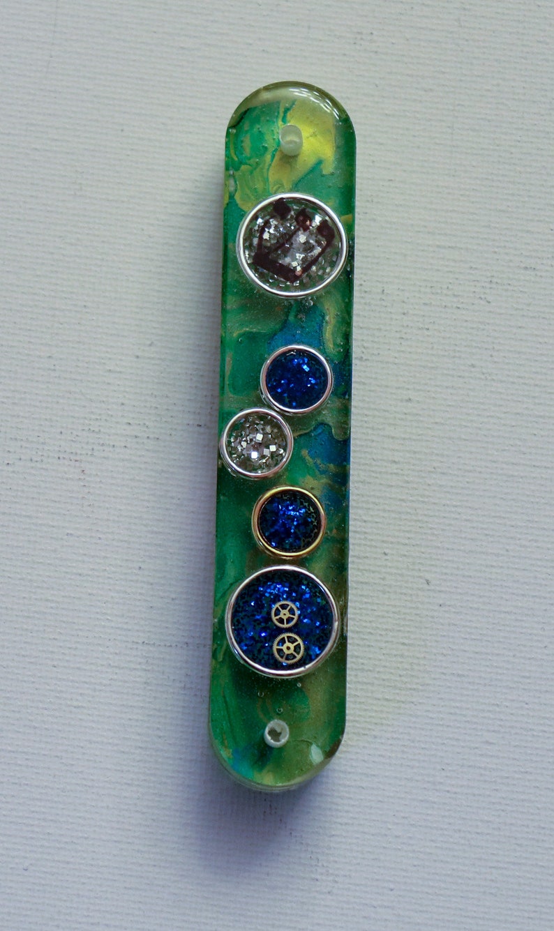 Shin Mezuzah. Art décoratif Mezouza. Judaica Mezuzah. Accueil Mezuzah