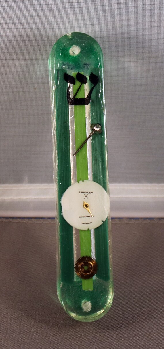 Mezuzah Recycled Watch Parts Jewish Mezuzah Judaica Etsy