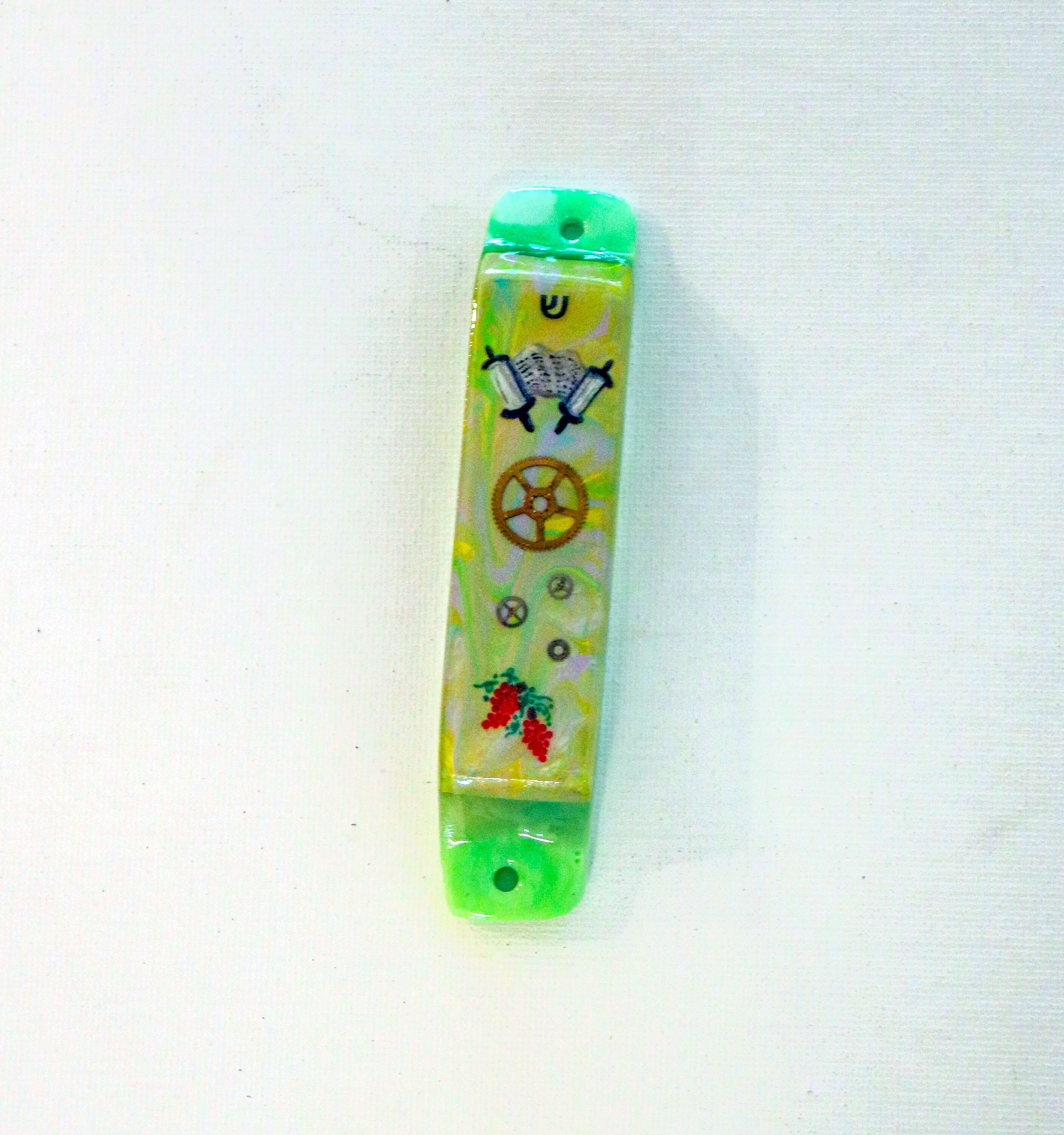 Mezuzah con Pergamino de la Torá. Judaica Mezuzah. Judío Etsy España