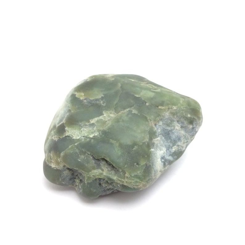 Big Sur Jade Pebble Specimen Green Ocean Polished Nephrite Gem Stone Monterey California #12