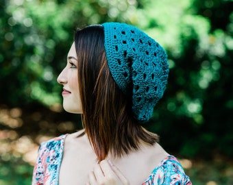 Crochet Summer Slouchy Beanie Hat for Women - Mother's Day Gift - Gift for Her