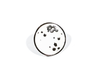 Månen Lunar Glow Emalj Pin