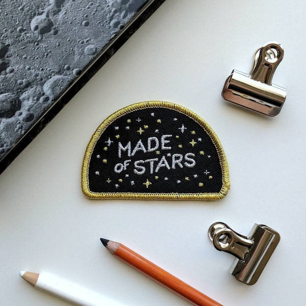 Made of Stars Carl Sagan Cosmos Embroidered Patch