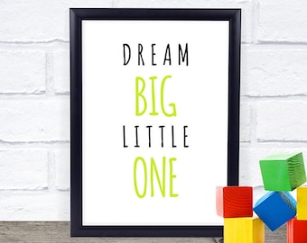 Dream Big Little One Printable - Etsy
