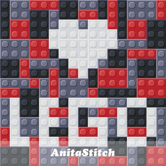 cross stitch lego