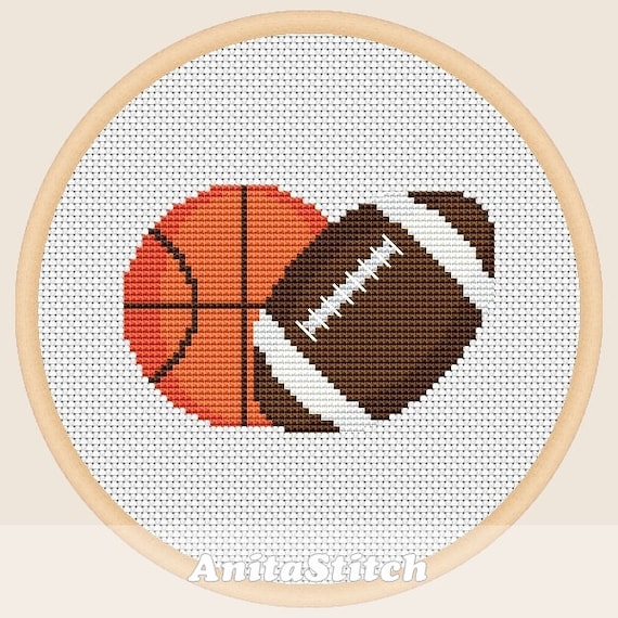 Sport balls Cross stitch pattern | Etsy