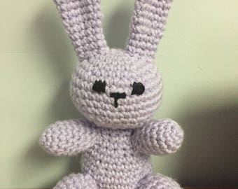 Crochet Bunny, Rabbit Toy, Plushie Pattern