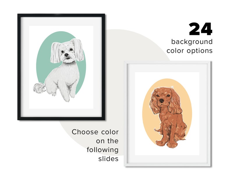 Custom digital pet portrait Custom line dog portrait custom pet drawing from photo minimalist cat drawing illustration image 2