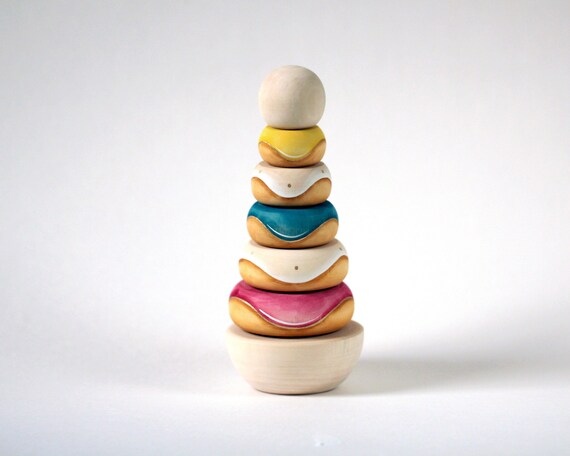 baby wooden stacking toy