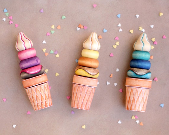 ice cream stacking toy