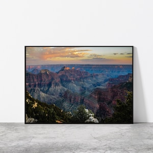 Grand Canyon Sunset Photography, The Grand Canyon South Rim, Sunset Photography, Nature Landscape Photography