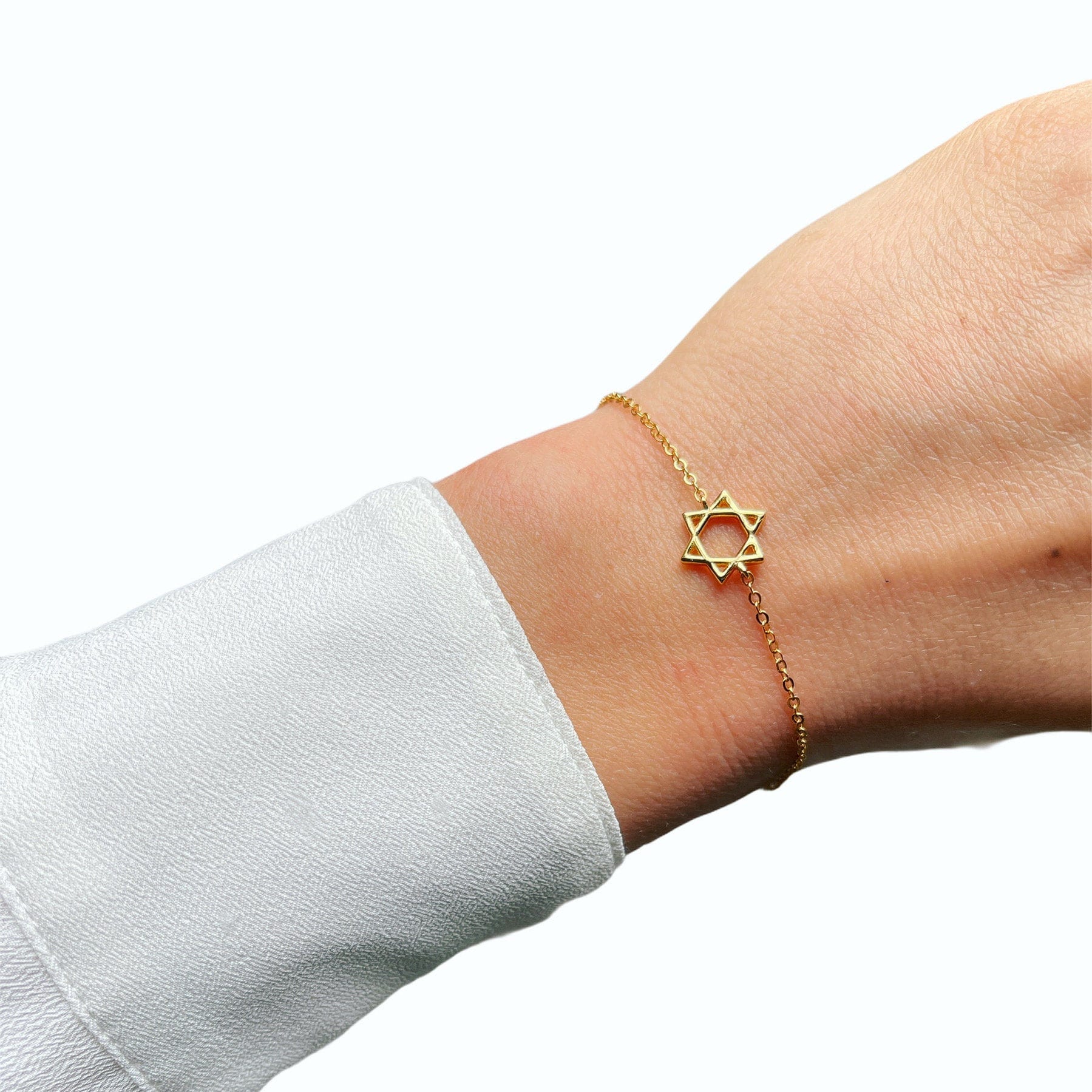 Star of David Bracelet - Etsy UK