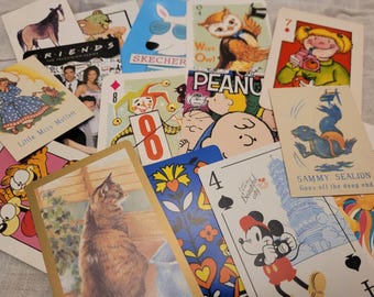 Speelkaartenbundel/mix van 25 speelkaarten