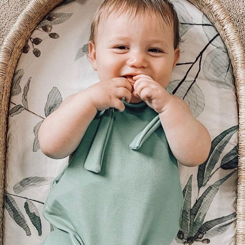 Olive Tree Moses Basket Sheet. Sheet Modern. Moses Etsy